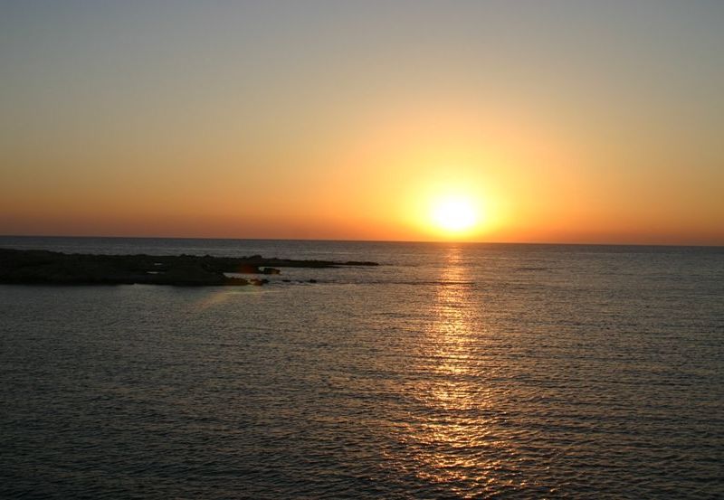 sunset in karpasia